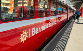 bernina express pociąg Szwajcaria