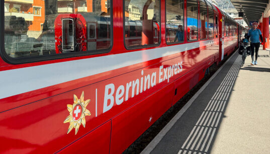 bernina express pociąg Szwajcaria