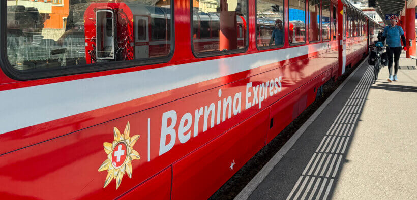 bernina express pociąg Szwajcaria